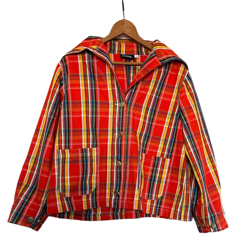 Big Bud Press Sailor Jacket Size Small - Limited Edition Plaid - RARE Like New